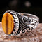 Tigers Eye Stone Turkish Handmade Solid 925 Sterling Silver Men Ring silverbazaaristanbul 