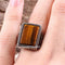 Tigers Eye Stone Turkish Handmade Solid 925 Sterling Silver Men Ring silverbazaaristanbul 