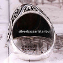 Tigers Eye Stone Turkish Handmade Solid 925 Sterling Silver Men Ring silverbazaaristanbul 