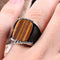 Tigers Eye Stone Turkish Handmade Solid 925 Sterling Silver Men Ring silverbazaaristanbul 