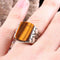 Tigers Eye Stone Turkish Handmade Solid 925 Sterling Silver Men Ring silverbazaaristanbul 