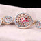 Turkish 925 Sterling Silver Drop Ruby Stone Lady Women Bracelet silverbazaaristanbul 