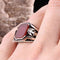 Turkish 925 Sterling Silver Eagle Agate Aqeeq Stone Mens Solid Ring silverbazaaristanbul 