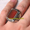 Turkish 925 Sterling Silver Elegant Agate Aqeeq Stone Mens Ring silverbazaaristanbul 