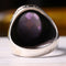 Turkish 925 Sterling Silver Facet Amethyst Stone Mens Ring silverbazaaristanbul 