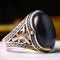 Turkish 925 Sterling Silver Natural Labradorite Stone Mens Ring silverbazaaristanbul 