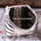 Turkish 925 Sterling Silver Red Agate Aqeeq Stone Mens Solid Ring silverbazaaristanbul 