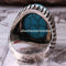 Turkish 925 Sterling Silver Solid Turquoise Blue Stone Mens Ring silverbazaaristanbul 