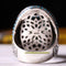 Turkish 925 Sterling Silver Turquoise and Aquamarine Stone Mens Ring silverbazaaristanbul 