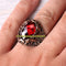 Turkish Faceted Ruby Stone 925 Sterling Silver Mens Ring silverbazaaristanbul 