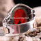 Turkish Handmade 925 Sterling Silver Red Ruby Stone Mens Ring silverbazaaristanbul 
