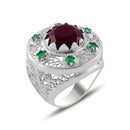 Turkish Handmade Jewelry 925 Sterling Silver Womans Ladies Ring 50 silverbazaaristanbul 