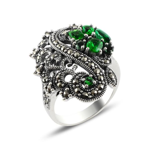 Turkish Handmade Jewelry 925 Sterling Silver Womans Ladies Ring 67 silverbazaaristanbul 