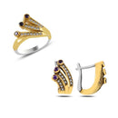 Turkish Handmade Lux Jewelry 925 Sterling Silver Ladies Womans Set 102 silverbazaaristanbul 