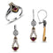 Turkish Handmade Lux Jewelry 925 Sterling Silver Ladies Womans Set 113 silverbazaaristanbul 