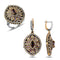 Turkish Handmade Lux Jewelry 925 Sterling Silver Ladies Womans Set 117 silverbazaaristanbul 