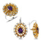 Turkish Handmade Lux Jewelry 925 Sterling Silver Ladies Womans Set 119 silverbazaaristanbul 