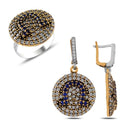 Turkish Handmade Lux Jewelry 925 Sterling Silver Ladies Womans Set 129 silverbazaaristanbul 