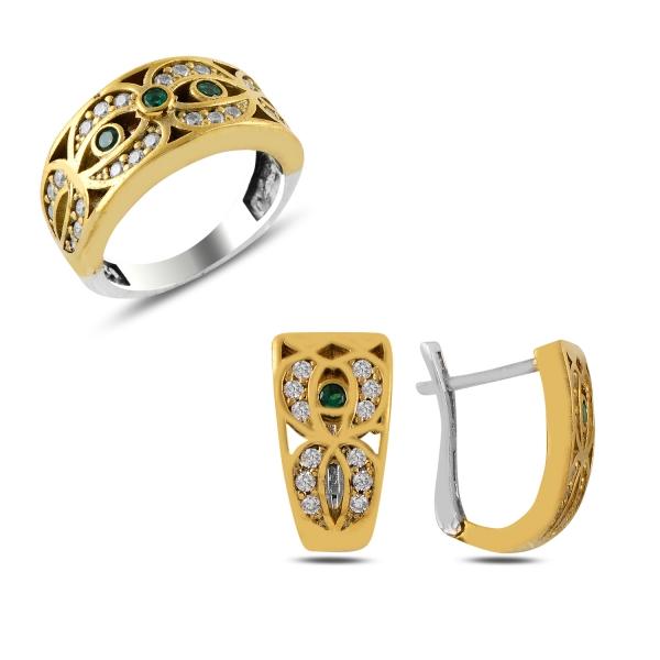 Turkish Handmade Lux Jewelry 925 Sterling Silver Ladies Womans Set 139 silverbazaaristanbul 