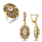 Turkish Handmade Lux Jewelry 925 Sterling Silver Ladies Womans Set 150 silverbazaaristanbul 