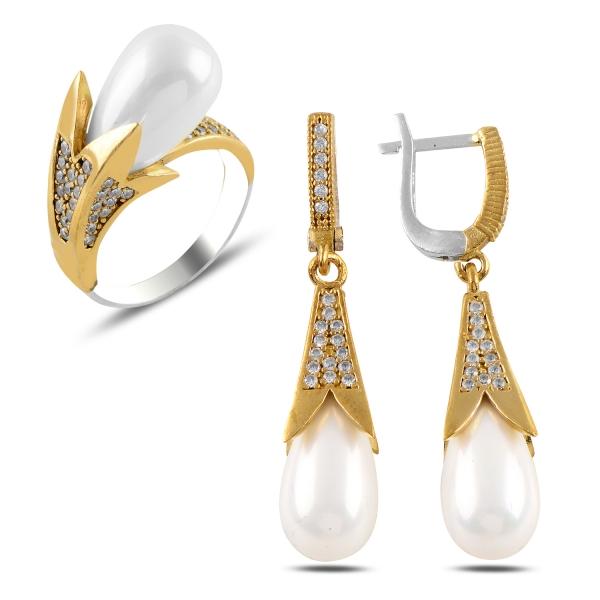 Turkish Handmade Lux Jewelry 925 Sterling Silver Ladies Womans Set 154 silverbazaaristanbul 
