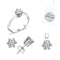 Turkish Handmade Lux Jewelry 925 Sterling Silver Ladies Womans Set 178 silverbazaaristanbul 