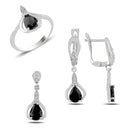 Turkish Handmade Lux Jewelry 925 Sterling Silver Ladies Womans Set 189 silverbazaaristanbul 