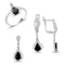 Turkish Handmade Lux Jewelry 925 Sterling Silver Ladies Womans Set 189 silverbazaaristanbul 