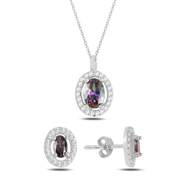 Turkish Handmade Lux Jewelry 925 Sterling Silver Ladies Womans Set 20 silverbazaaristanbul 