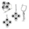 Turkish Handmade Lux Jewelry 925 Sterling Silver Ladies Womans Set 200 silverbazaaristanbul 