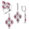 Turkish Handmade Lux Jewelry 925 Sterling Silver Ladies Womans Set 207 silverbazaaristanbul 