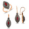Turkish Handmade Lux Jewelry 925 Sterling Silver Ladies Womans Set 213 silverbazaaristanbul 