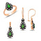 Turkish Handmade Lux Jewelry 925 Sterling Silver Ladies Womans Set 215 silverbazaaristanbul 