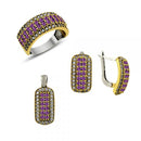 Turkish Handmade Lux Jewelry 925 Sterling Silver Ladies Womans Set 23 silverbazaaristanbul 