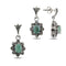 Turkish Handmade Lux Jewelry 925 Sterling Silver Ladies Womans Set 235 silverbazaaristanbul 