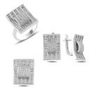 Turkish Handmade Lux Jewelry 925 Sterling Silver Ladies Womans Set 241 silverbazaaristanbul 