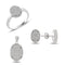 Turkish Handmade Lux Jewelry 925 Sterling Silver Ladies Womans Set 245 silverbazaaristanbul 