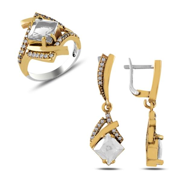 Turkish Handmade Lux Jewelry 925 Sterling Silver Ladies Womans Set 27 silverbazaaristanbul 
