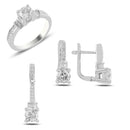 Turkish Handmade Lux Jewelry 925 Sterling Silver Ladies Womans Set 271 silverbazaaristanbul 