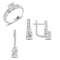 Turkish Handmade Lux Jewelry 925 Sterling Silver Ladies Womans Set 271 silverbazaaristanbul 