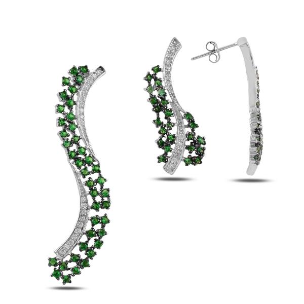 Turkish Handmade Lux Jewelry 925 Sterling Silver Ladies Womans Set 286 silverbazaaristanbul 