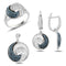 Turkish Handmade Lux Jewelry 925 Sterling Silver Ladies Womans Set 290 silverbazaaristanbul 
