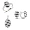 Turkish Handmade Lux Jewelry 925 Sterling Silver Ladies Womans Set 295 silverbazaaristanbul 