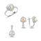 Turkish Handmade Lux Jewelry 925 Sterling Silver Ladies Womans Set 301 silverbazaaristanbul 