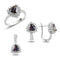 Turkish Handmade Lux Jewelry 925 Sterling Silver Ladies Womans Set 304 silverbazaaristanbul 