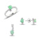 Turkish Handmade Lux Jewelry 925 Sterling Silver Ladies Womans Set 308 silverbazaaristanbul 
