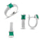 Turkish Handmade Lux Jewelry 925 Sterling Silver Ladies Womans Set 309 silverbazaaristanbul 