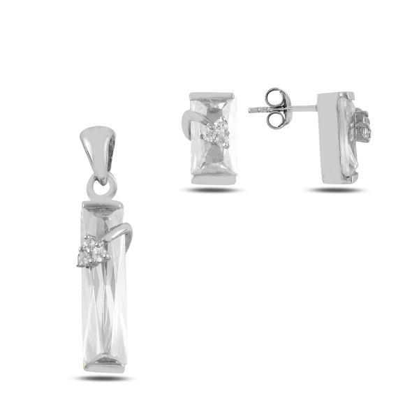 Turkish Handmade Lux Jewelry 925 Sterling Silver Ladies Womans Set 319 silverbazaaristanbul 