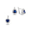 Turkish Handmade Lux Jewelry 925 Sterling Silver Ladies Womans Set 341 silverbazaaristanbul 