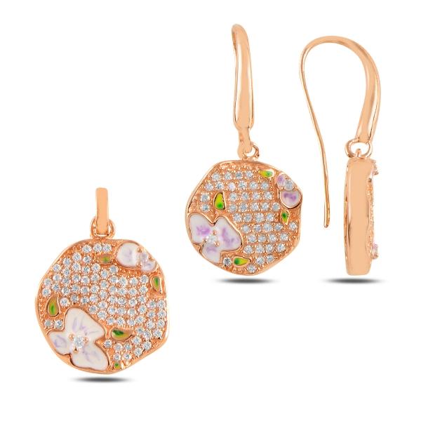 Turkish Handmade Lux Jewelry 925 Sterling Silver Ladies Womans Set 348 silverbazaaristanbul 